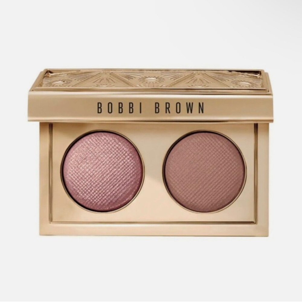 NWT Bobbi Brown Luxe Eye Shadow Duo  in MIDNIGHT TOAST Size .05 Oz. / 1.5 g Each